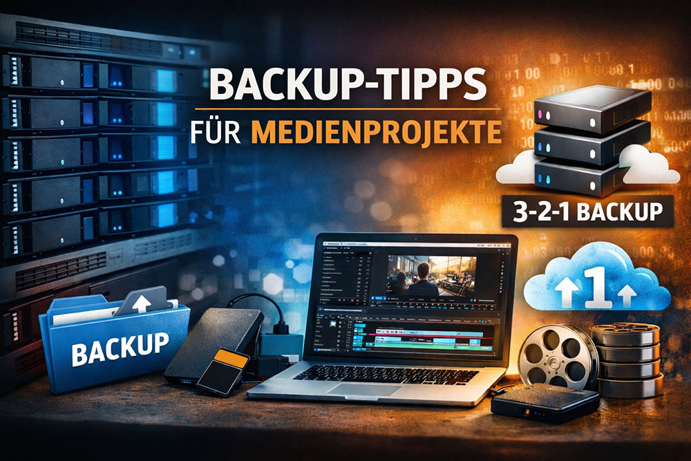 Backup Tipps für Medienprojekte